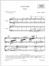Gigues. 2 Pianos - DEBUSSY - Partition - Piano